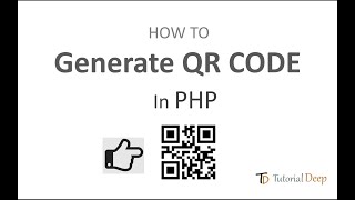 QR Code Generator in PHP in 5 Minutes  Quick and Easy [upl. by Ahsimak]