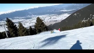 Thrills and Spills Afternoon Adventure Bansko 2024 Ski Action Snow Report [upl. by Zoie347]