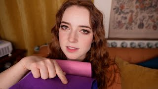 ASMR Color Analysis on you amp on stuffies tingly felt pulling [upl. by Odinevneib]