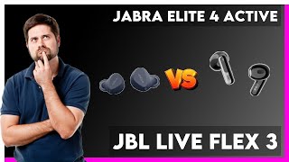 Jabra Elite 4 Active vs JBL Live Flex 3 Comparison [upl. by Phiona577]