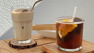 简单冰咖啡的两种做法┃ Two ways to make super easy ice coffee with instant coffee [upl. by Hardigg]