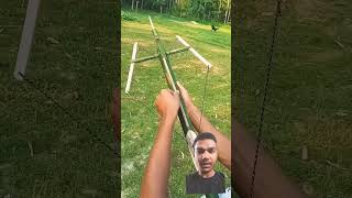 archery bow bowmaker bamboo singleshoot viralvideo shortvideos shortsviral [upl. by Drawyeh]