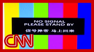 China censors CNN in middle of report on missing foreign minister [upl. by Medarda]