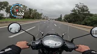 Sym Fiddle 3 speed test with GoPro GPS [upl. by Nasah627]