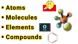 Atoms Molecules Elements and Compounds  Atoms and Molecules Class 9 [upl. by Stelu]