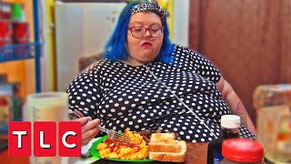 “Food Is My Reason For Existing” 593Lb Woman Can’t Get Out Of Bed On Her Own  My 600LB Life [upl. by Aelat433]