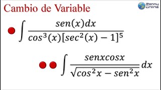 Integrales Trigonométricas por Cambio de Variable 3 [upl. by Adnahcal]