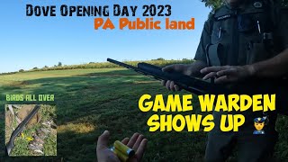 Pennsylvania Dove Opening Day Public land hunt PA game warden shows up [upl. by Edyak]