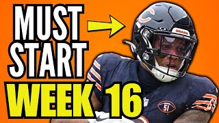 Fantasy Football StartSit Strategy for Week 16 EVERY GAME [upl. by Pettifer229]