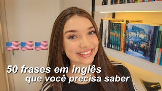 50 frases mais usadas em inglês você precisa assistir [upl. by Furey564]