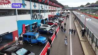 Rijdend autosalon voor elektrische autos op circuit van Zolder [upl. by Joacimah622]