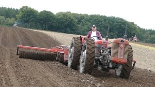 Massey Ferguson 65 Tandem Tractor  American Ferguson Days  Tjele Gods [upl. by Lilak]