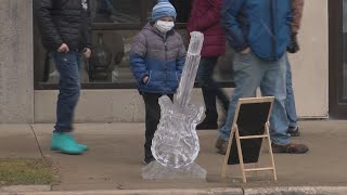 Tecumseh businesses see boost from Ice Sculpture Festival after tough year [upl. by Hareehahs]