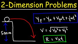 Two Dimensional Motion Problems  Physics [upl. by Adah10]