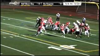 Joe Mahay gets an easy 3 yard TD for Burlingame [upl. by Rednael]