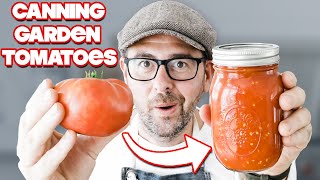 Canning Tomatoes Like My Italian Grandma Used to Do It [upl. by Franni]