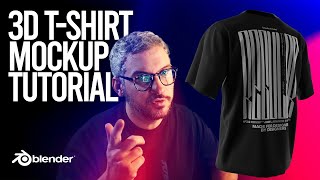 3D TShirt Mockup Tutorial [upl. by Mallin]