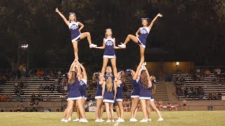 Redwood Varsity Cheer  Homecoming Routine 2019 [upl. by Nahtan]