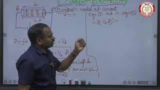 CUREENT ELECTRICITY MICROSCOPIC MODEL OF CURRENT [upl. by Citron572]