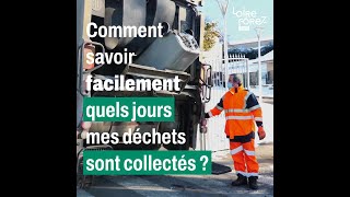 Comment savoir facilement quels jours mes déchets sont collectés  Carte interactive des déchets [upl. by Novat765]