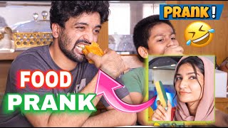 FOOD PRANK  UNAISA amp ANOOB [upl. by Nnyladnarb]