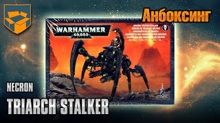 Анбоксинг  Necron Triarch Stalker [upl. by Sapers834]