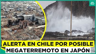 Megaterremoto en Japón Monitoreo en Chile ante posible tsunami en la costa [upl. by Aicatsal]