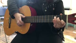 Amor  Los auténticos decadentes y Mon Laferte Cover guitarra acústica [upl. by Corbett431]