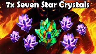 Massive 7 Star Crystal Opening 7x Seven Stars [upl. by Legnaesoj803]