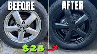 How To Plasti Dip Rims in 5 MINS [upl. by Leinaj]