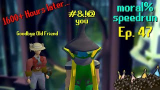 The 1600 Hour Cape  Iron Maxcape Speedrun Moral  OSRS  Ep 47 [upl. by Enirahtak]