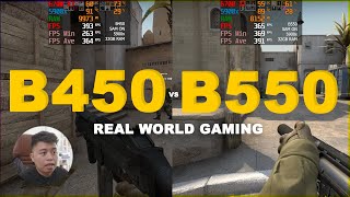 B450 vs B550 Real World Gaming Test Which one to get [upl. by Nauht882]