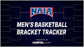 Bracket Tracker  NAIA Mens Basketball Tournament [upl. by Ycniuqed]