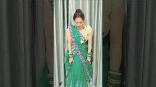 Saree draping video meesho saree sareedraping [upl. by Yaf]