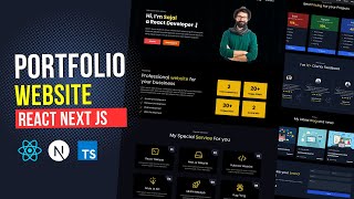Build and Deploy a Modern Portfolio Website with React Nextjs TypeScript and Tailwind CSS [upl. by Noonan]