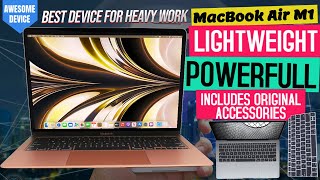 MacBook Air M1 2020  Lightweight Powerful and Includes Original Accessories [upl. by Reinal]