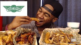 WING STOP MUKBANG PT 2 [upl. by Arraeic]