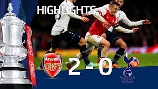 ARSENAL vs TOTTENHAM HOTSPUR 20 Official Goals amp Highlights FA Cup Third Round [upl. by Elleinnad]