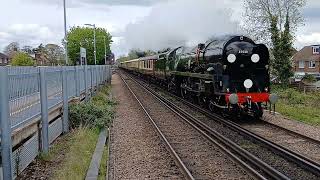 35028 Clan Line at Rainham Kent [upl. by Lirrad223]