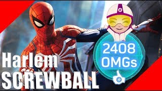 Screwball Stealth Challenge Harlem  SpiderMan PS4 Turf Wars DLC GamePlay [upl. by Donni]