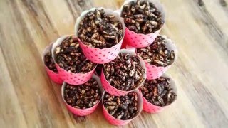 4 Ingredient Healthy Chocolate Crackles [upl. by Audun]