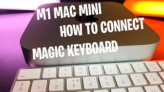 M1 Mac Mini Keyboard How To Connect Magic Keyboard [upl. by Roswald]