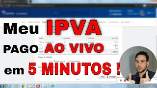 Como pagar o IPVA pela INTERNET  Mais FÁCIL e PRÁTICO [upl. by Petite194]