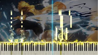 鬼滅の刃  Kimetsu no Yaiba OST  Zenitsu vs Spider Theme Piano 「DUET」 [upl. by Ahsinra]