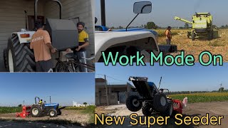 Jhona wadya 🌾 new super seeder  work mode on [upl. by Billen]