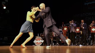 BLHC 2019  Hector amp Sonia  Invitational Strictly lindy hop [upl. by Annaitsirk416]