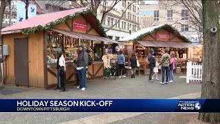 Holiday Market opens Downtown [upl. by Farhsa883]