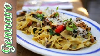 Wild Mushroom Tagliatelle with Gennaro [upl. by Iuq435]