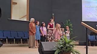 CHILDRENS CHOIR SINGING AT MAPLECREST BAPTIST CHURCH 2 [upl. by Borgeson703]