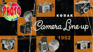 PhotoFun Kodak Camera Lineup 1952 [upl. by Ahsakat]